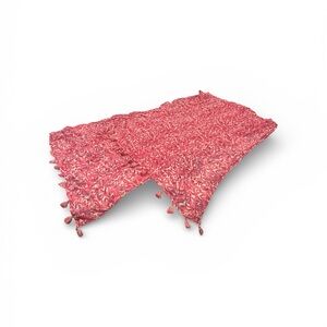 J. McLaughlin Red and White Scarf